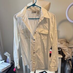 Chico's white Button Down Shirt